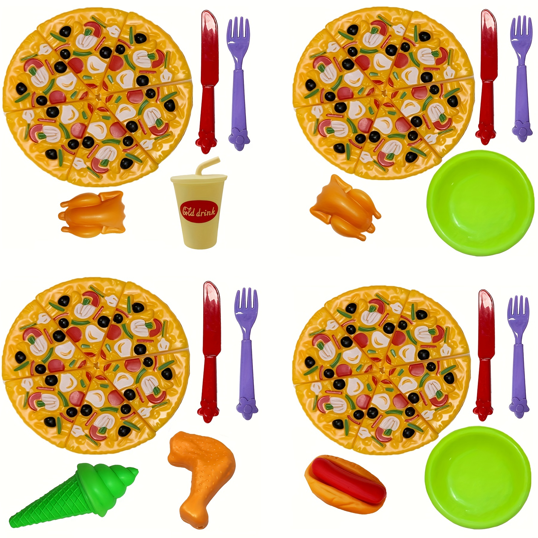 Jouet Pizza Fruits Légumes Coupe Pretend Play Kit,Enfants Jeu De Simulation  De Cuisine Jouet Educatif Simulation de Jouets de Coupe de Pizza :  : Jeux et Jouets