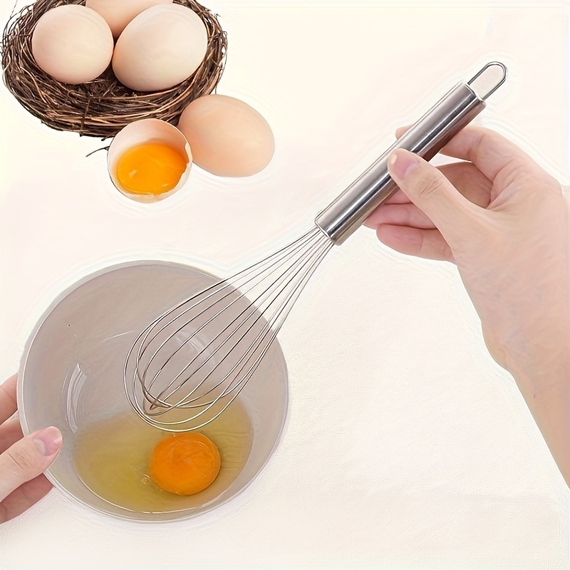 Stainless Steel Mini Whisk Small Whisk Egg Beater Manual - Temu