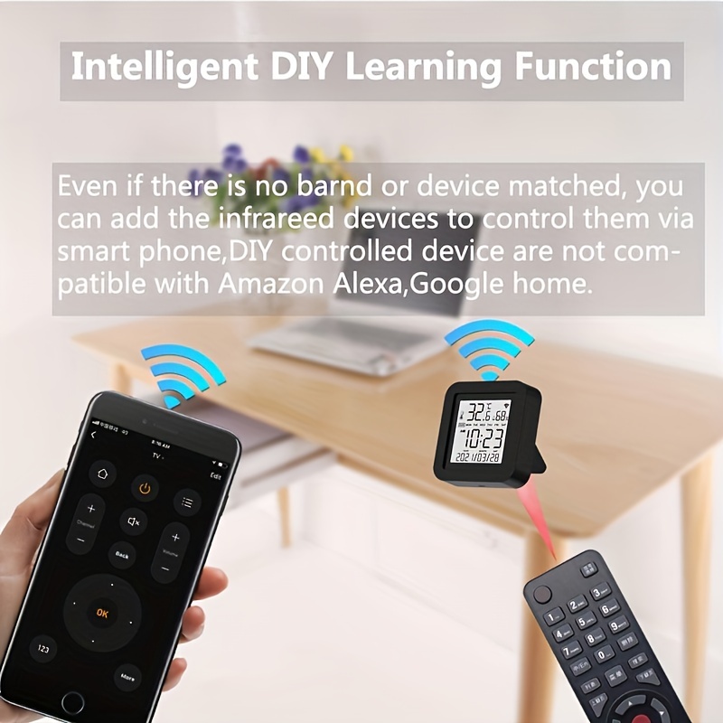 Tuya Smart IR Remote Control Built-In Temperature and Humidity