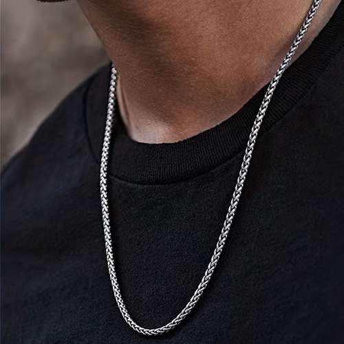 316L Stainless Steel Ball Chain Necklace – 8/10/12mm, Punk Style, Silver Or 18K Gold, Men's Jewelry