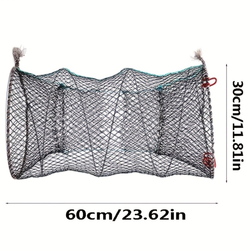 1pc Reusable Fishing Spring Cage: Portable, Durable, and Easy to Use -  Perfect for Shrimp, Crab, and Fish!