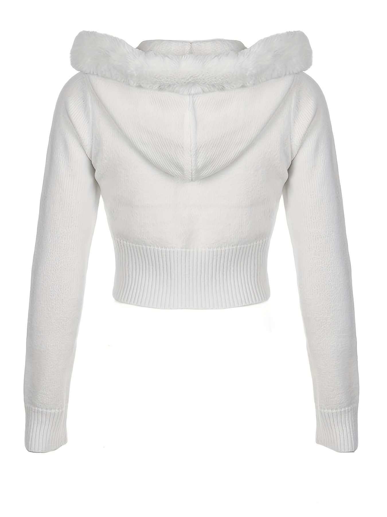 Casual Coat For Women Zip Up Long Sleeve Crop Hooded Tops Ribbed Knit  Cropped Hoodie Jacket Cute Jacket Women Cotton : : Clothing, Shoes  