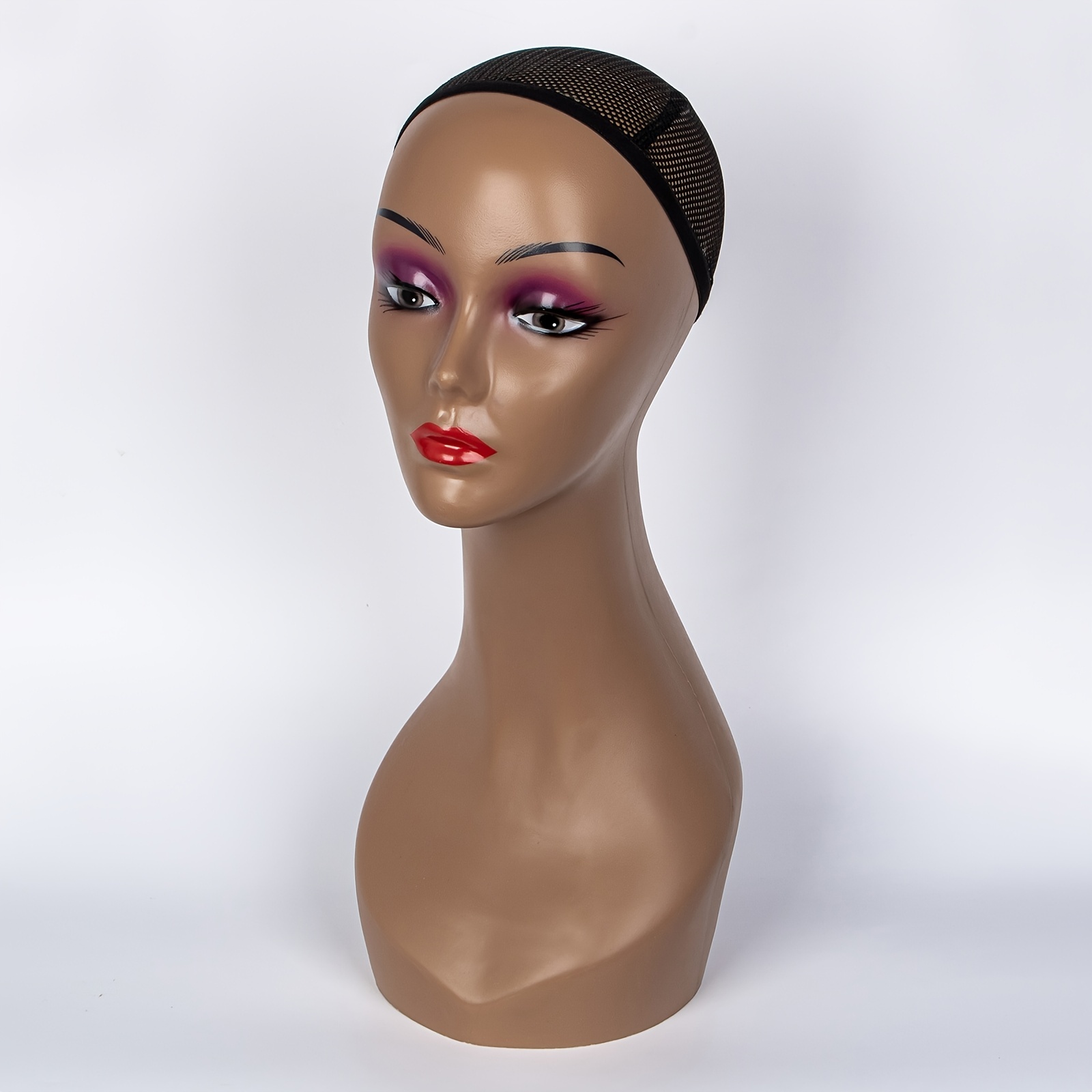 Female Mannequin Head with Shoulders for Display Wigs Hat Jewelry Glasses  Stand