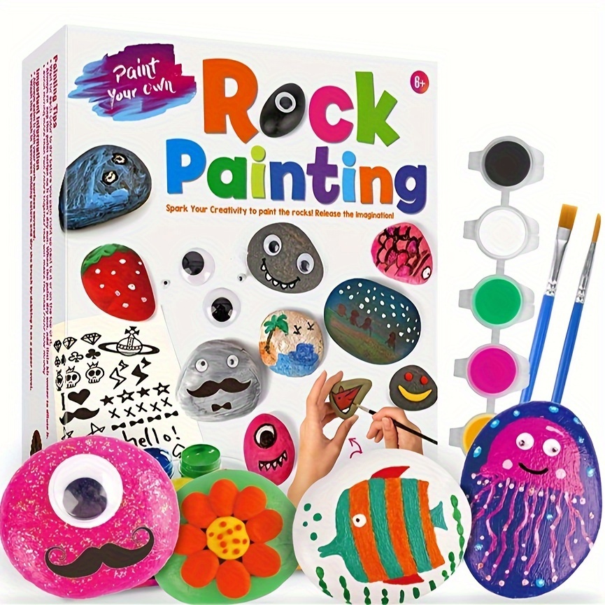  Dan&Darci Gem Art, Kids Diamond Painting Kit for Kids - Big 5D  Gems - Arts & Crafts - Girls and Boys Ages 6-12 - Gem Painting Kits - Best  Tween Gift