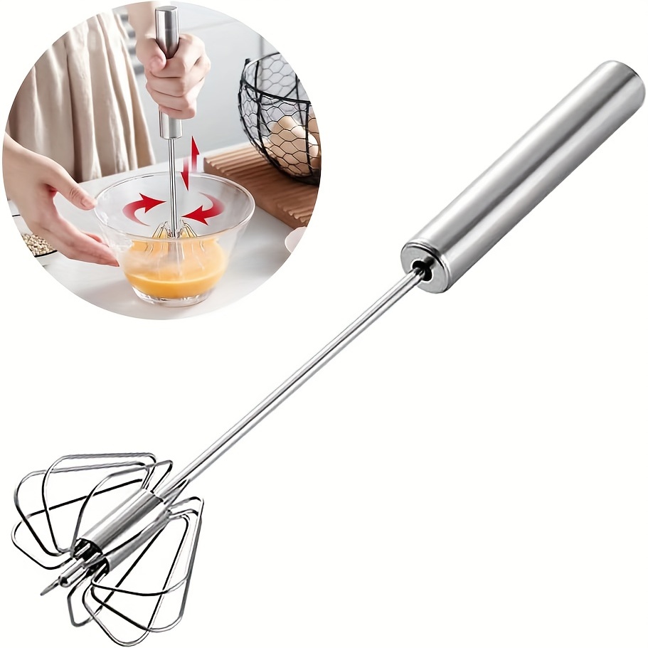 Electric Handheld Egg Beater One-Button Start with 2 Stainless Whisks and  Stand for Whipping Or Mixing Eggs Butter Cream - AliExpress