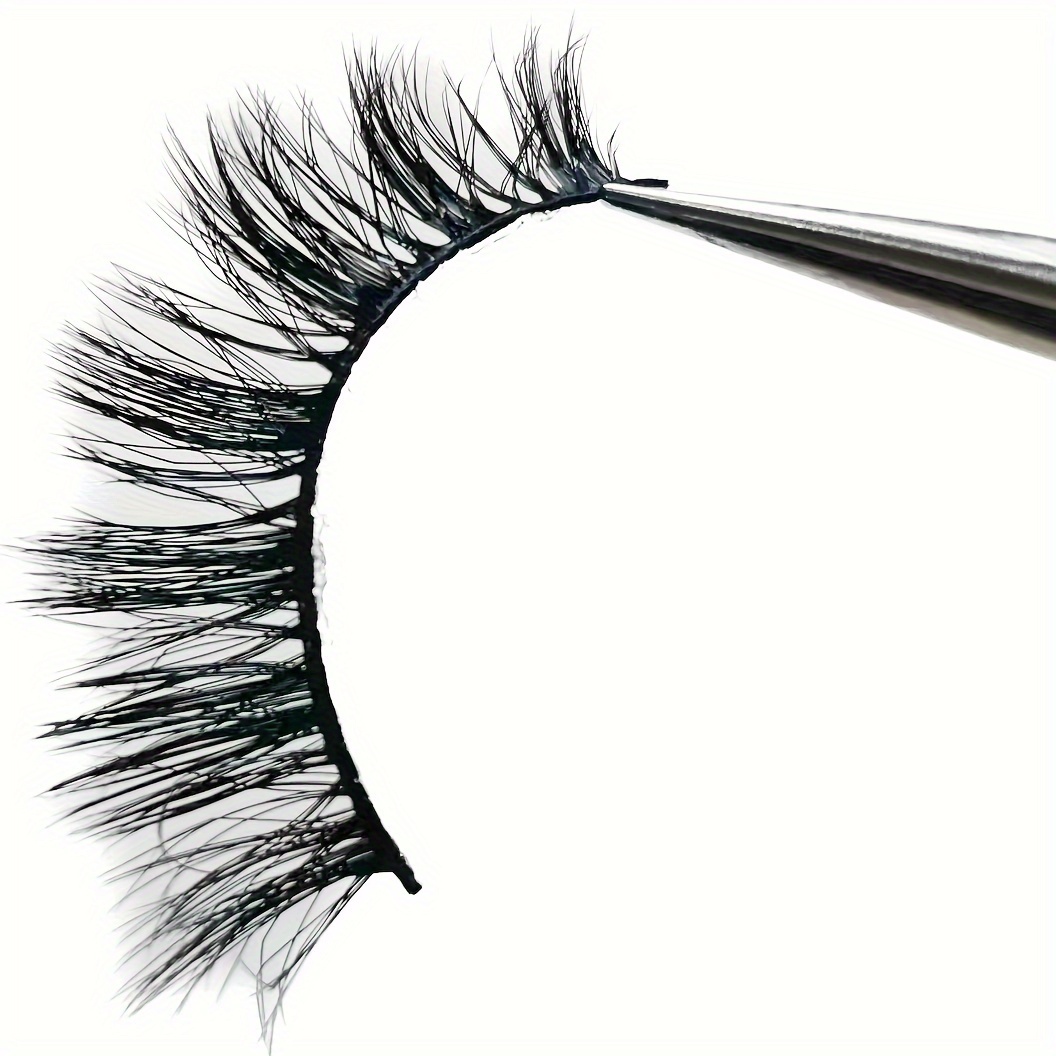 10 Pairs Fluffy False Eyelashes Natural Look Volume Thick Curly Lashes Extension