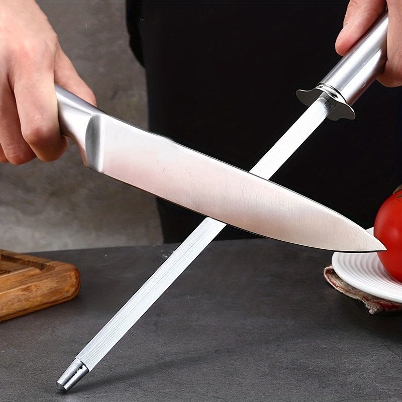 Kitchen Cutter Cutlery Edge Sharpening Steel Honing Rod Bar
