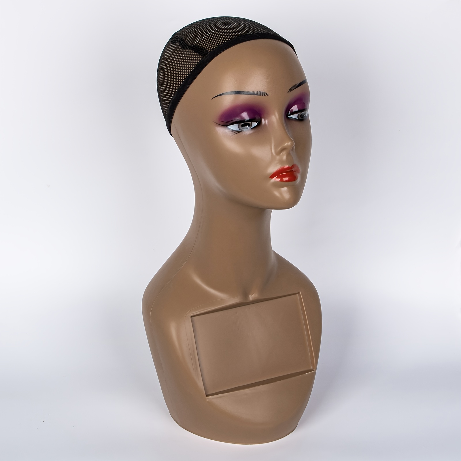 Female Realistic Mannequin Head With Shoulders for Wig Hat Glasses Display  Model