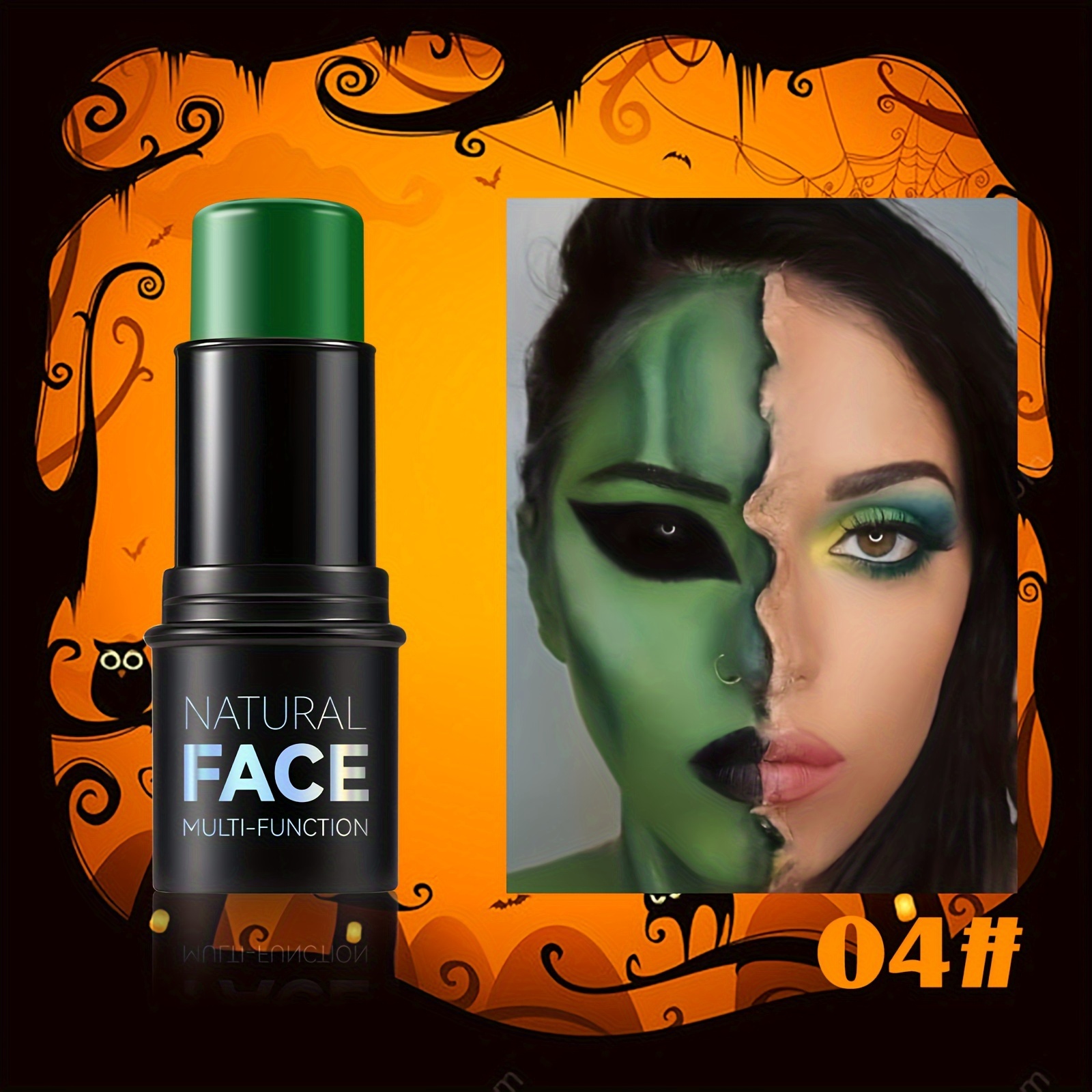 Eye Black Face Body Paint Stick Professional SFX Makeup Cosplay  Costume,Safe Face Paint Nose&Lip Smacking for Eyeblack Football,Baseball  Sports