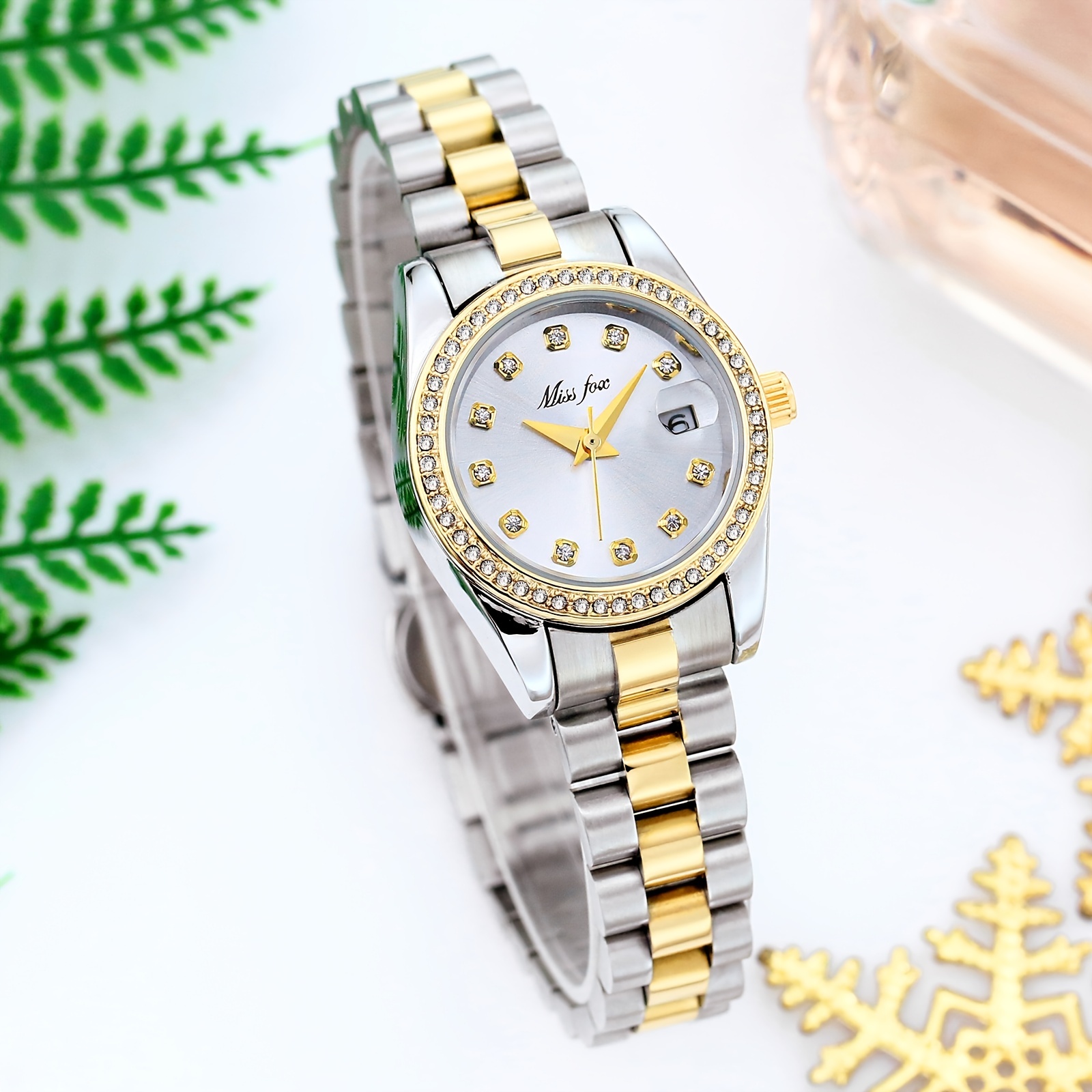 Reloj Elegante para Mujer con Pulsera de Acero Inoxidable, s.Oliver, Hombre