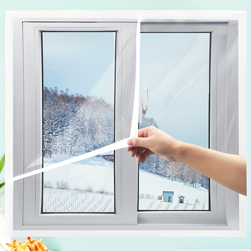 1 Panel 95% Transparent Adjustable Window Insulation Kit - Temu