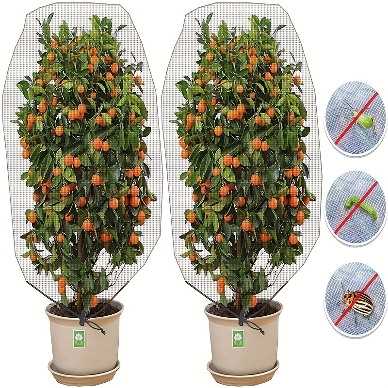 

Protect Your Plants And Fruits From Insects And Birds With 1pc Insect Bird Barrier Netting Mesh