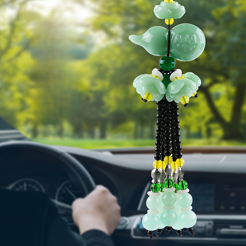 Mirror Hanging Accessories for Women, Funny Cat Car Rearview Mirror Hanging  Ornament with Colorful Balloon Pendant,Cute Car Decor Car Interior  Decoration for Car / Home / Office Cattle - Extra Special