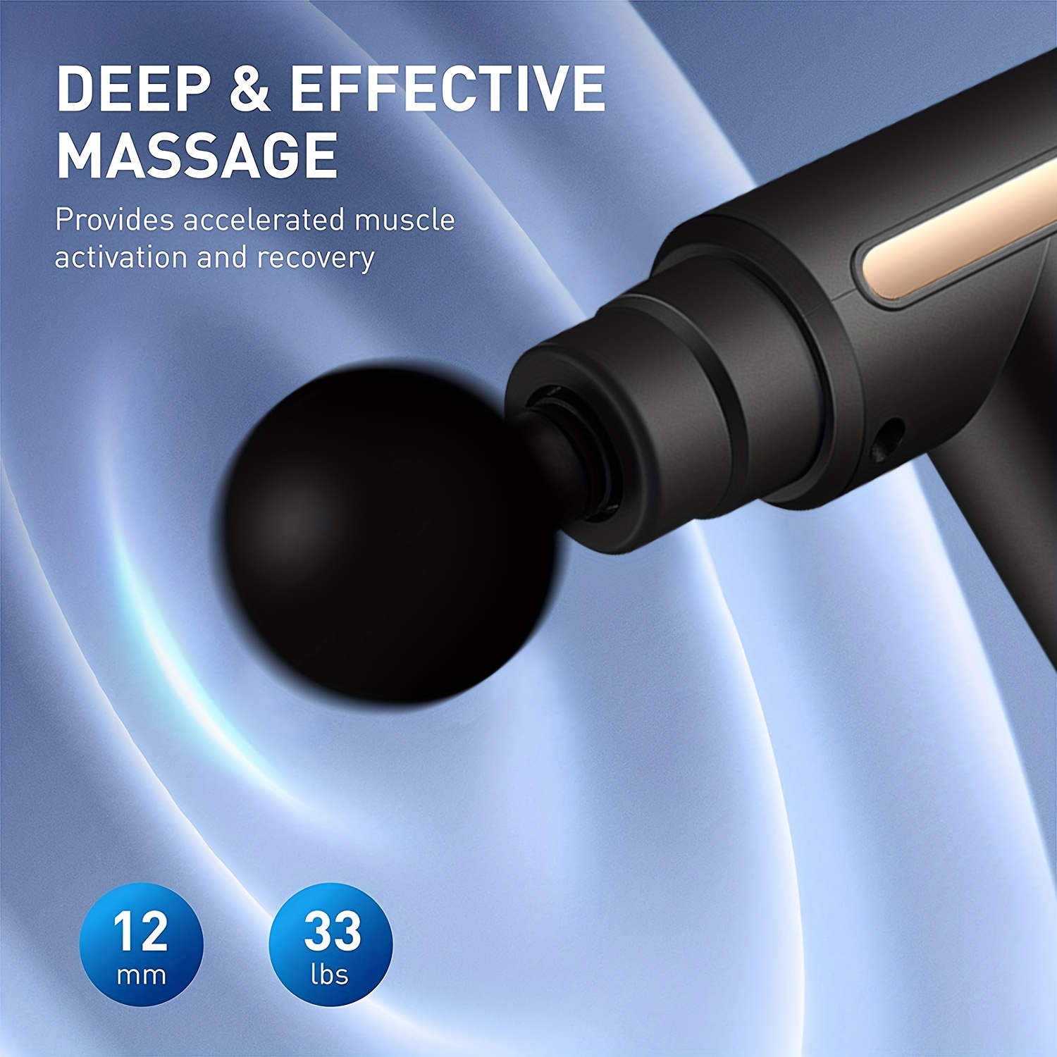Fascia Gun Muscle Massage Gun Deep Tissue Muscle Handheld - Temu