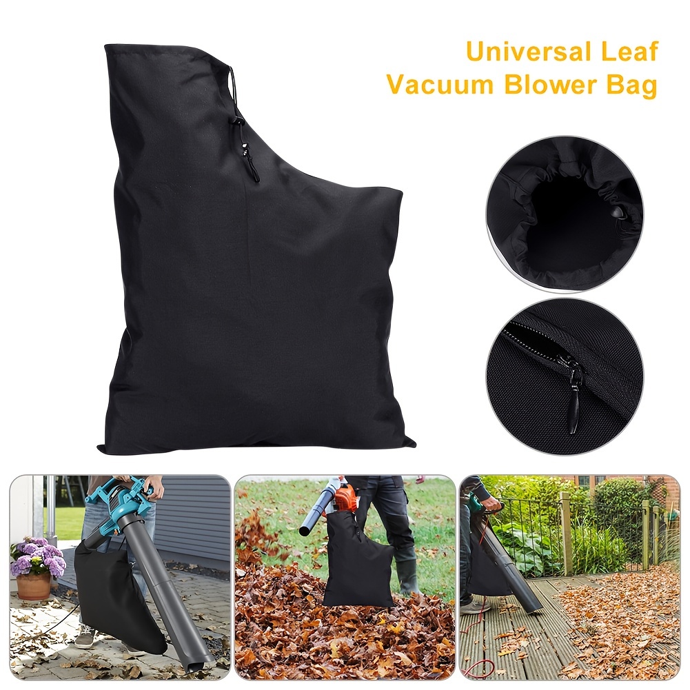 Leaf Vacuum Blower Bag Oxford Fabric Zippered Leaf Collection Bag