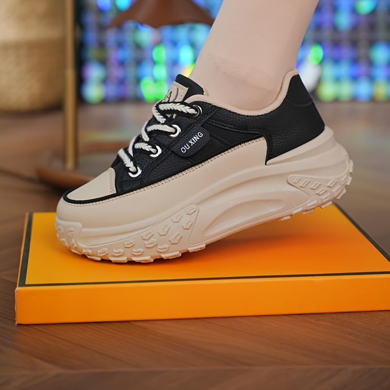 Zapatillas Cómodas Con Plataforma Para Mujer Zapatos Elegante Informales  Casual