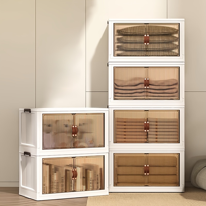 Folding Storage Box Storage Cabinet Storage Cabinet - Temu