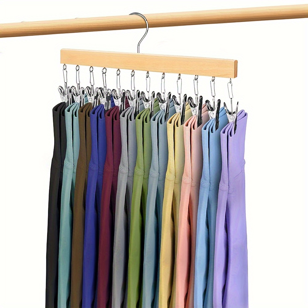 Legging Storage Bag Storage Hanger Holds 24 Leggings Shirts - Temu