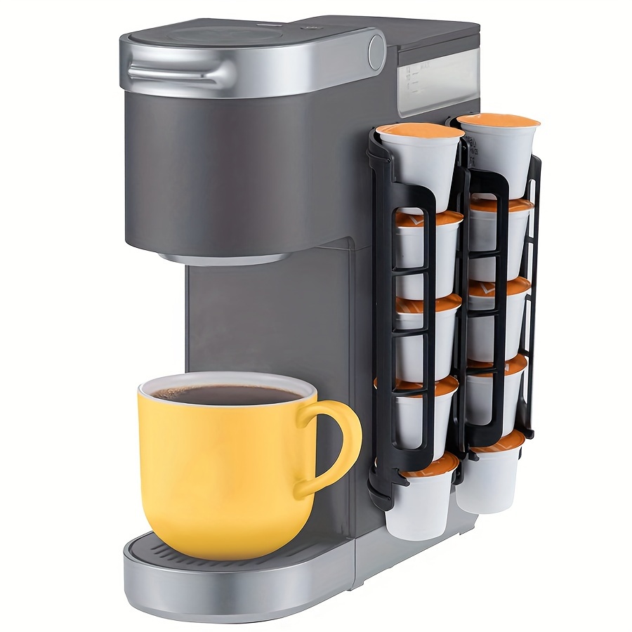 Bamboo K-Cup Coffee Pod Holder Coffee Machine Stand Storage Organizer