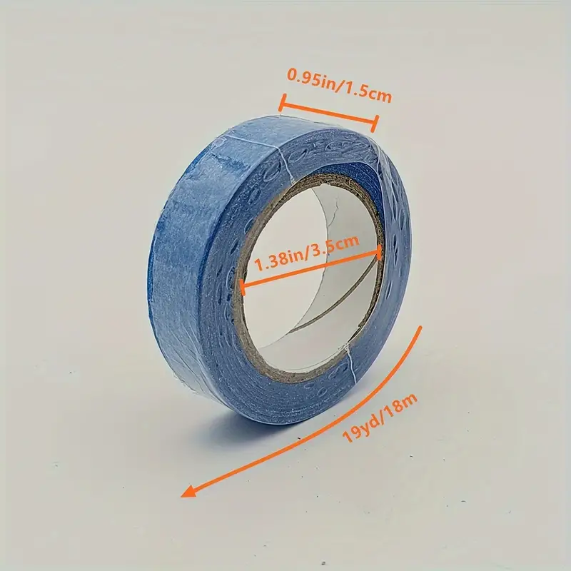 Bulk Tape, Blue Washi Tape, Multi-surface Paint Tape /19yd, Paint