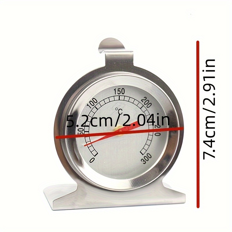 Oven Thermometer, Metal Thermometer, Food Meat Temperature, Stand