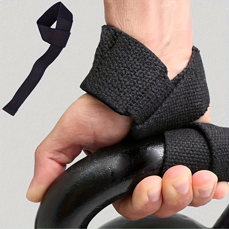 1pair Weight Lifting Strap Hand Wrist Support Straps Brace Padded Gym Body  Building Training Weightlifting Wrap Grip Gloves - Weight Lifting -  AliExpress