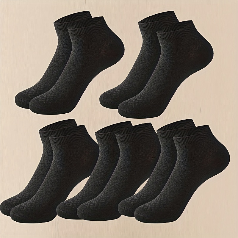 5 Pares Calcetines Casuales Hombre Forro Invisible - Temu Chile