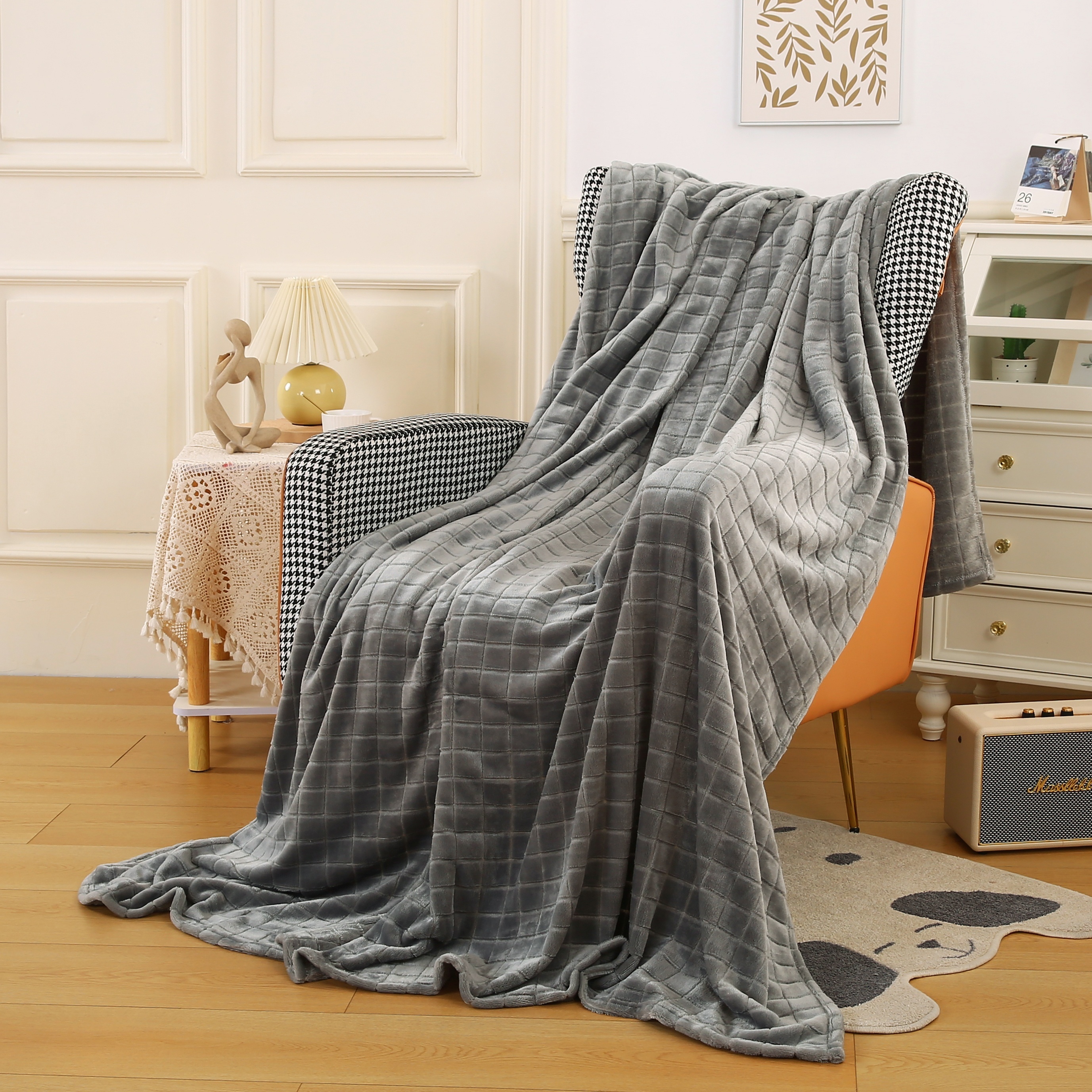 Manta de invierno para cama, súper cálida y gruesa, suave, manta de franela  de doble cara, manta para siesta, manta de TV, mantas de sofá y más