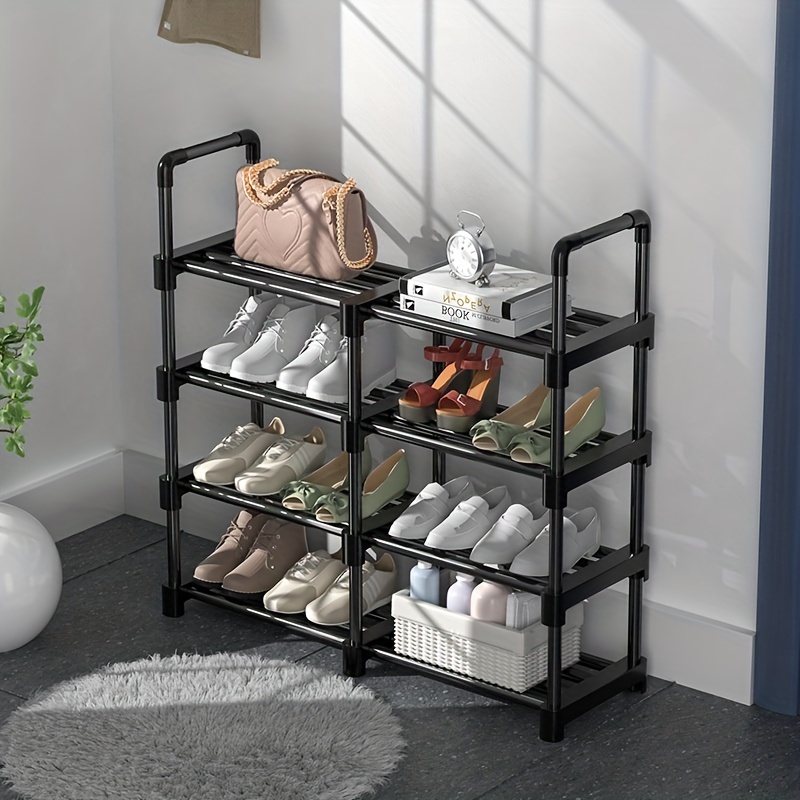 Stackable Shoe Rack - Free Standing, Multi-layer Storage For Entryway,  Closet, Garage, Bedroom, And Coat Room - Easy Assembly And Organization -  Temu