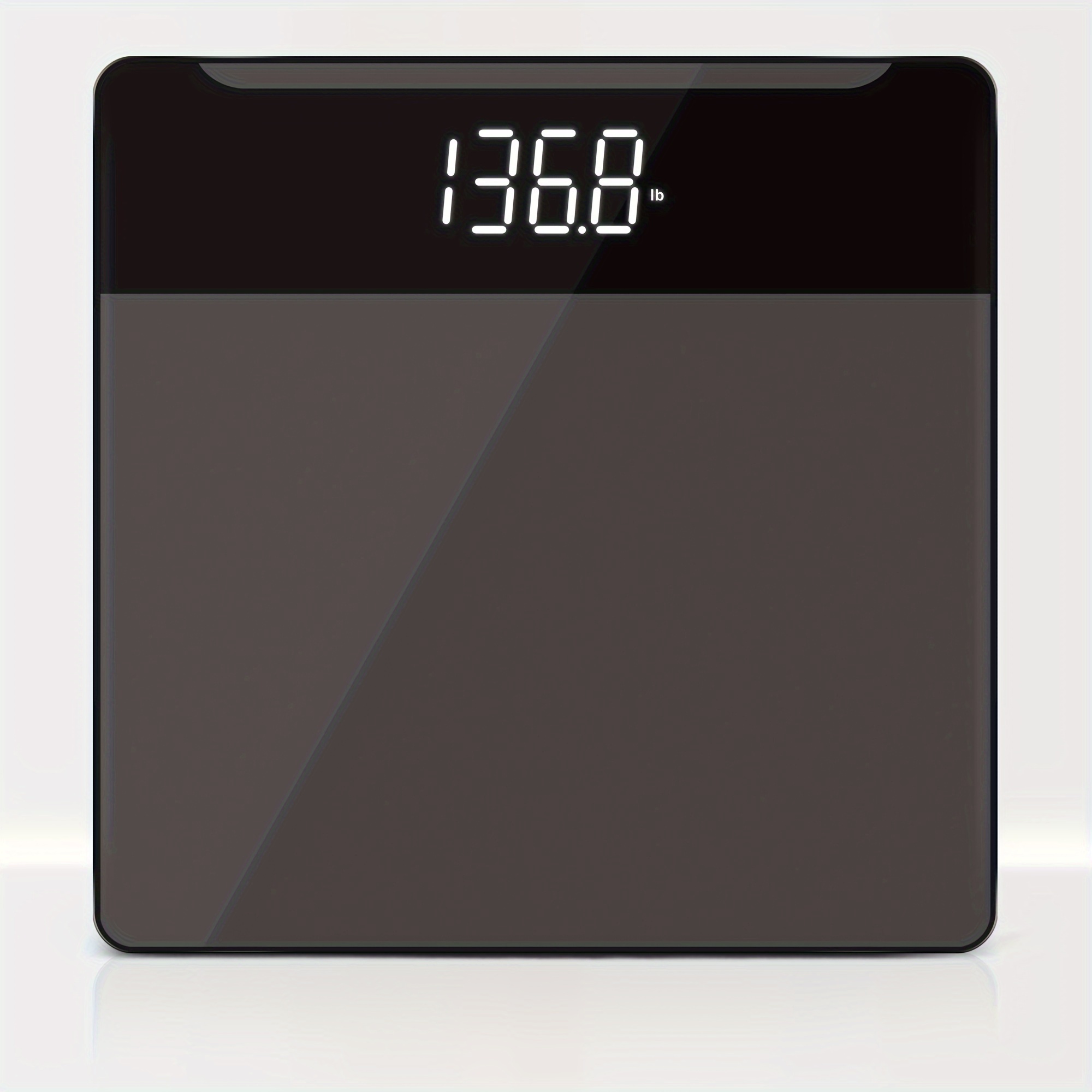 Balanza de baño digital, con cinta métrica y medidor de grasa, 500 libras