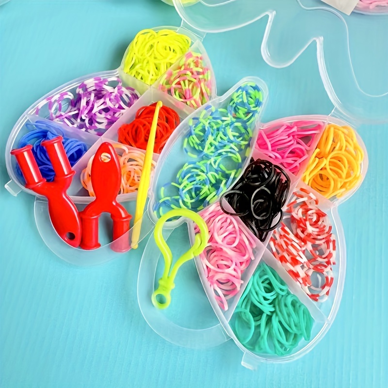 1200 LOOM RUBBER BANDS REFILL & S-CLIPS - MULTI COLOR MIX -FREE SHIPPING