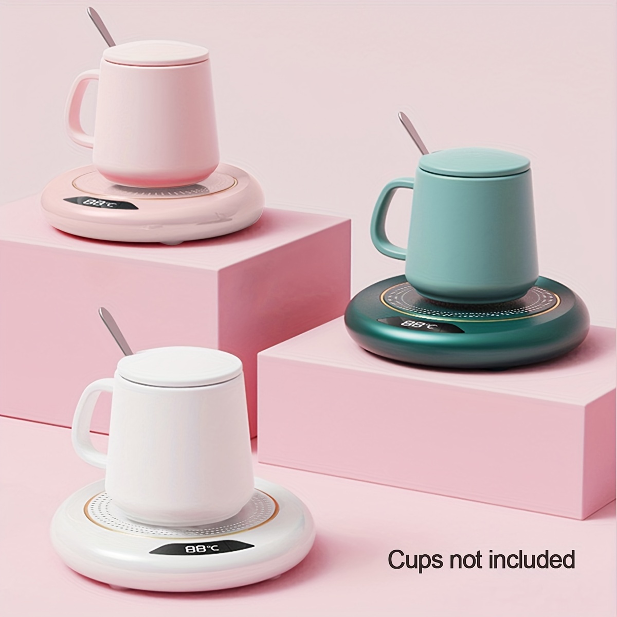 Coffee Mug Warmer For Desk, Electric Coffee Cup Warmer With 3-temp