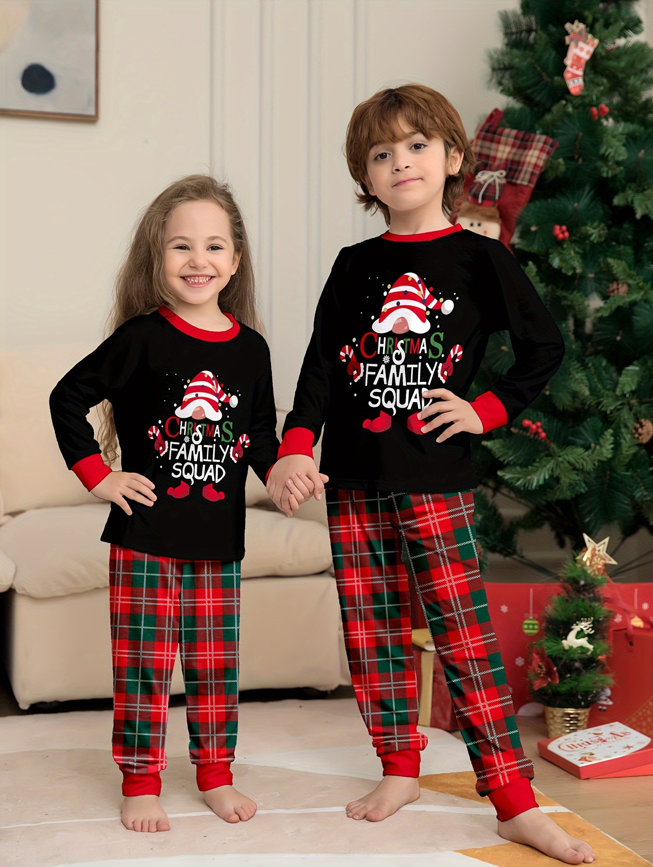 Christmas Toddler Boys Pajama Sets Cartoon Pattern Round - Temu Canada