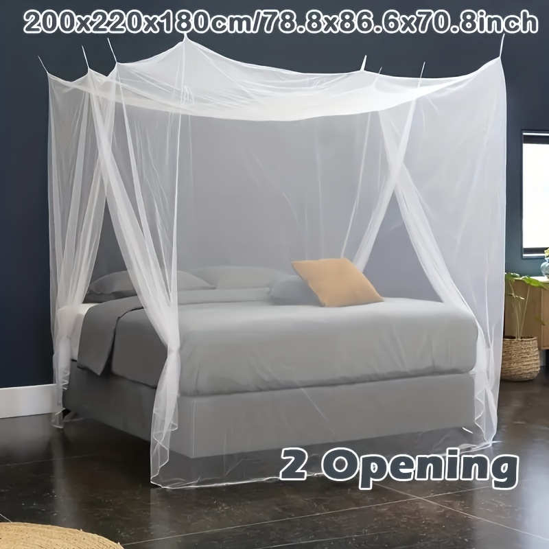 mosquito net size bed canopy camping 2 opening Temu United Kingdom