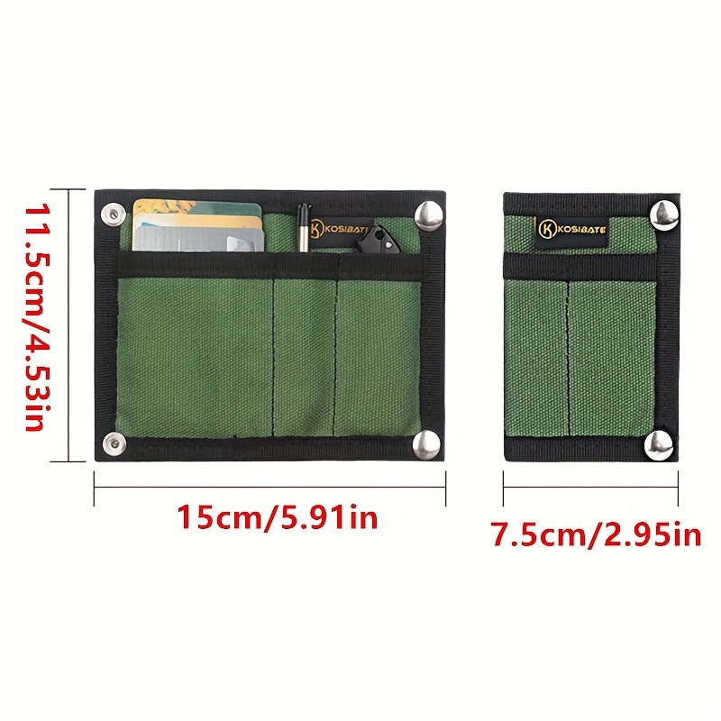 Canvas Outdoor Tactical Coin Purse Multifunctional Mini Wallet