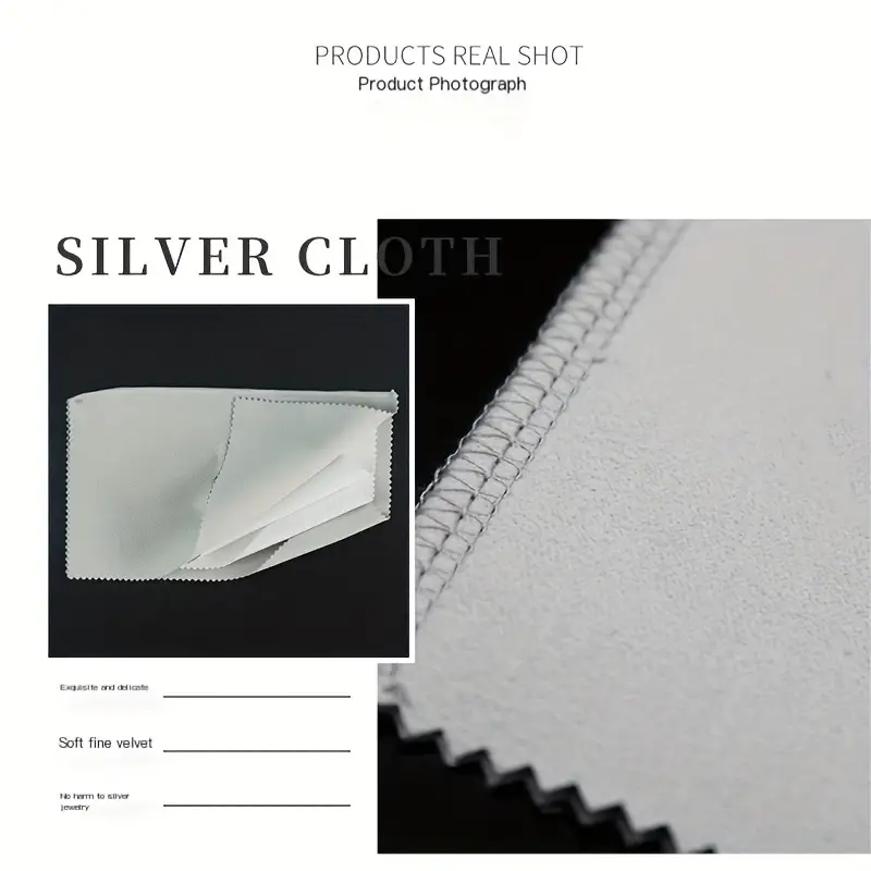 Grey 4 Double sided Velvet Professional Polishing Cloth - Temu