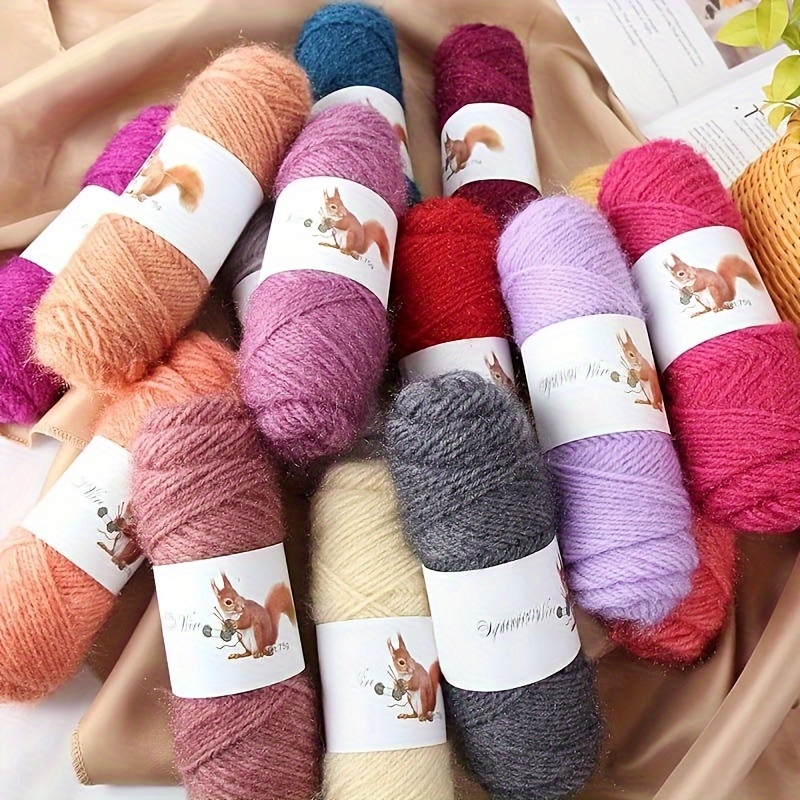 Yarn Crochet Silk Hand Knitted Milk Fleece Yarn For Knitting - Temu