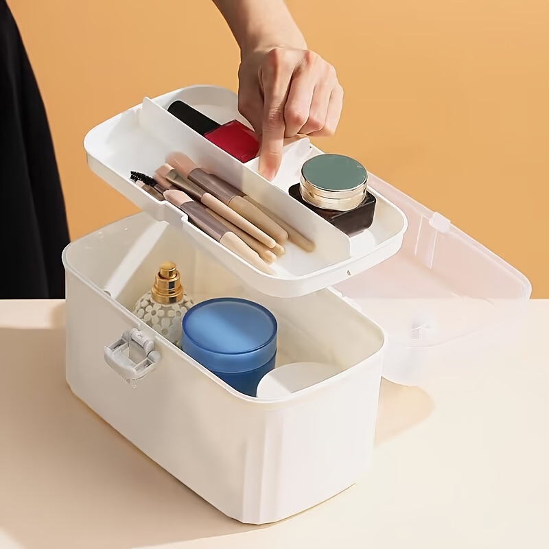 Clear Cosmetics Storage Box Large Capacity Waterproof - Temu