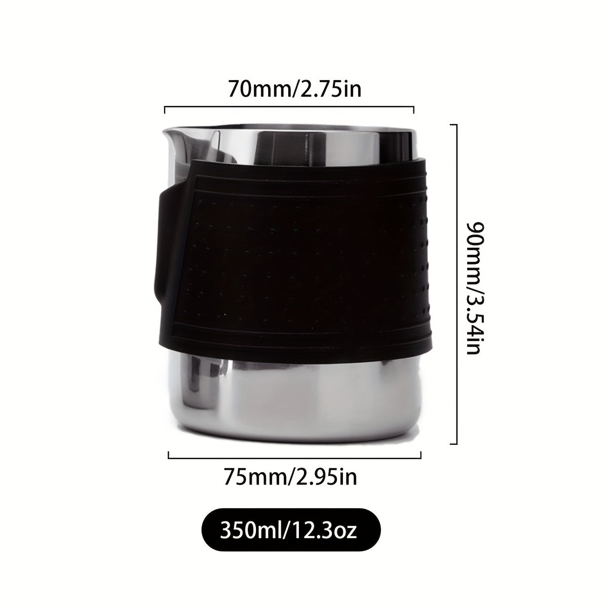 Stainless Steel Espresso Milk Frothing Cup Anti scald - Temu United Kingdom