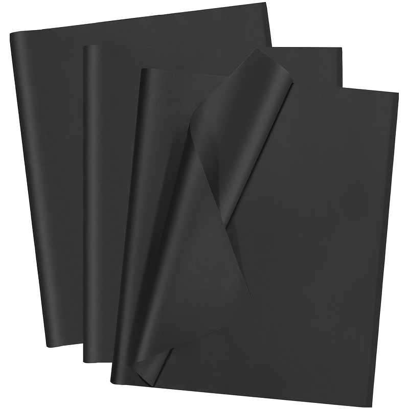  MR FIVE 40 Sheets Large Size White with Black Thank You Tissue  Paper Bulk,20 x 28,Thank You Tissue Paper for Packaging and Gift  Bags,Black Packaging Tissue Paper for Small Business 