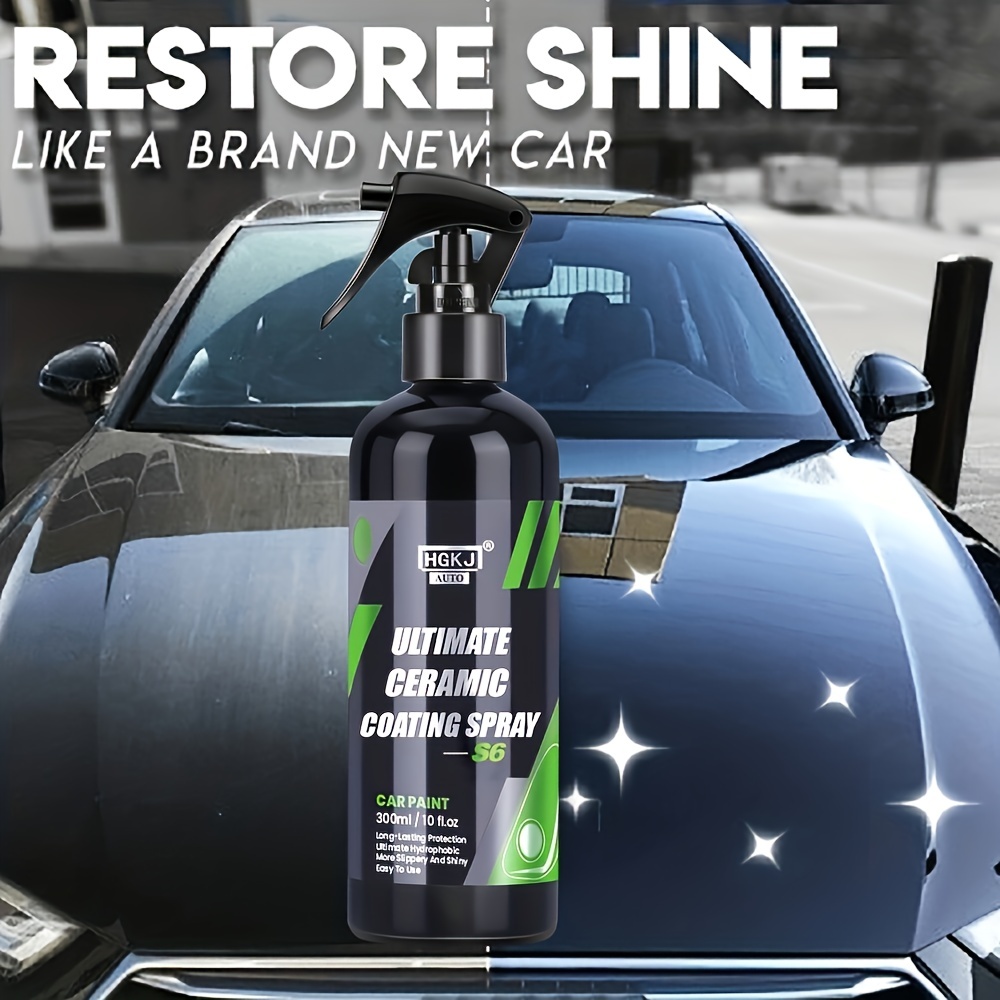 300ML Car Ceramic Coating Spray Anti Scratch Waterproof Protection Wax  Spray Nano Hydrophobic Anti-fouling Car Cleaning Products