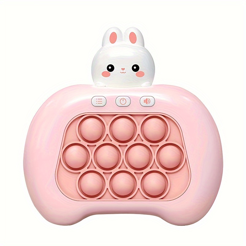 Rabbit pop Fidget Game Kids Adult Handheld Quick Push Bubble - Temu