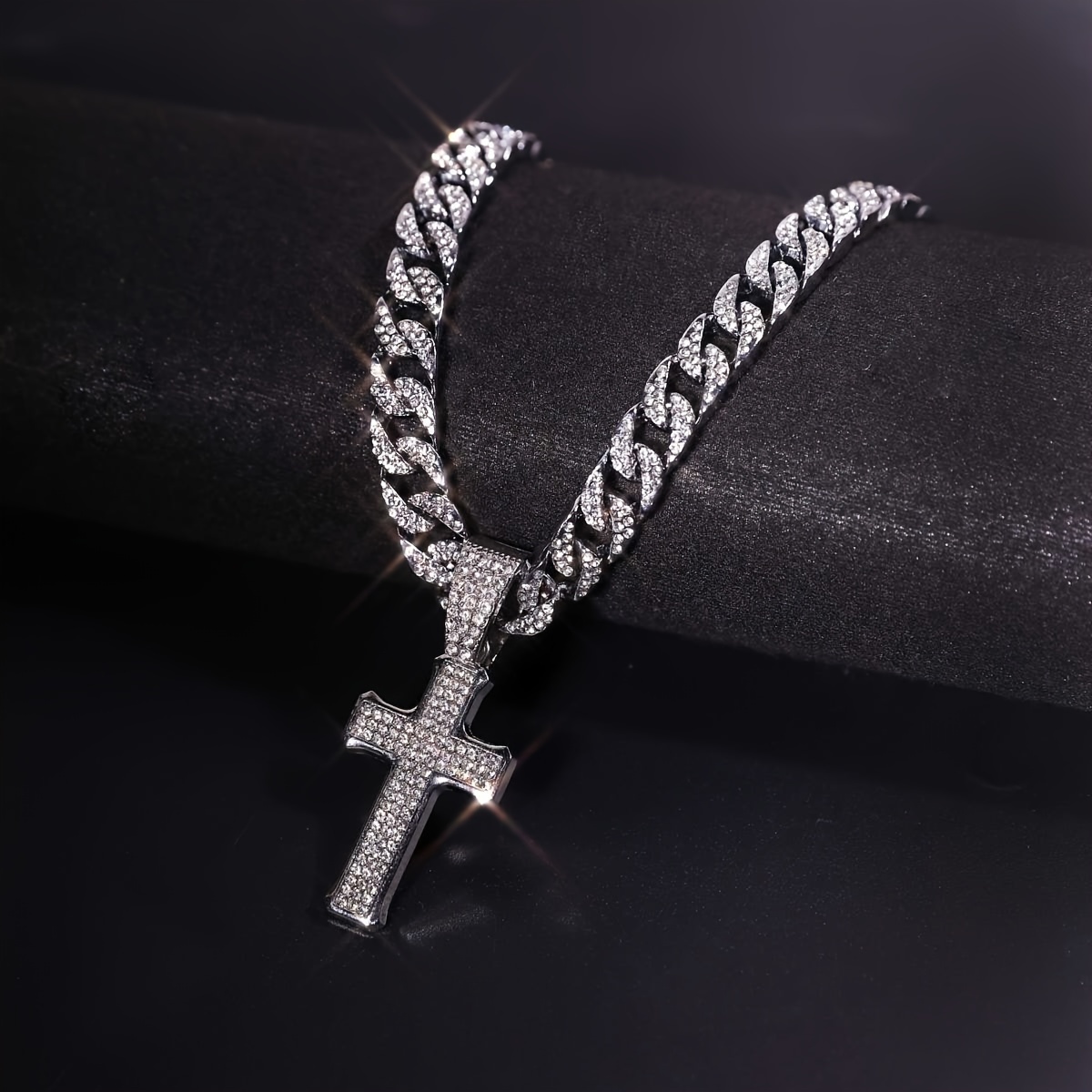 1pc Antique Silver Bronze Color Large Flower Cross Charms Pendant, For DIY  Earrings Necklace Handmade Jewelry Making