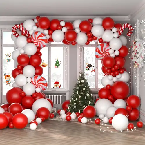 Décorez votre bureau, jardin d'enfant, salon par un arche de ballons en  père Noël ou un sapin en ballons à 139dt au lieu de 180dt - BabyDeal