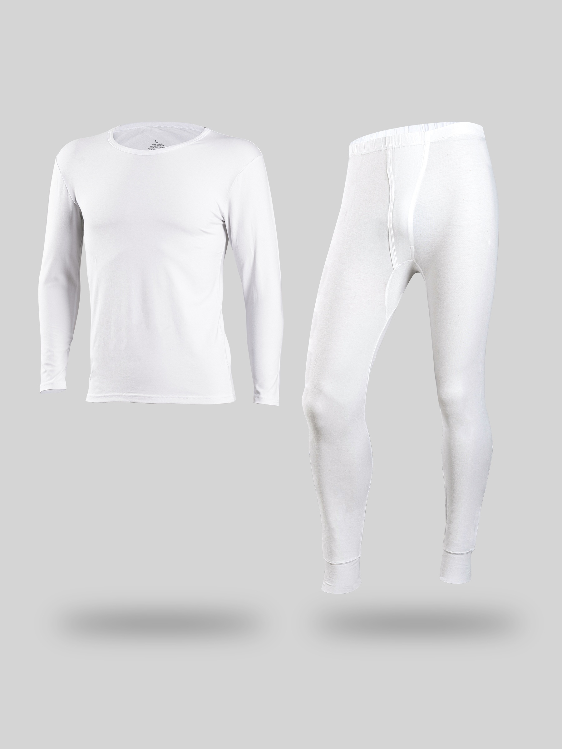 Yacht And Smith Mens Thermal Underwear Set In White Size Xlarge - Mens  Thermals - at 