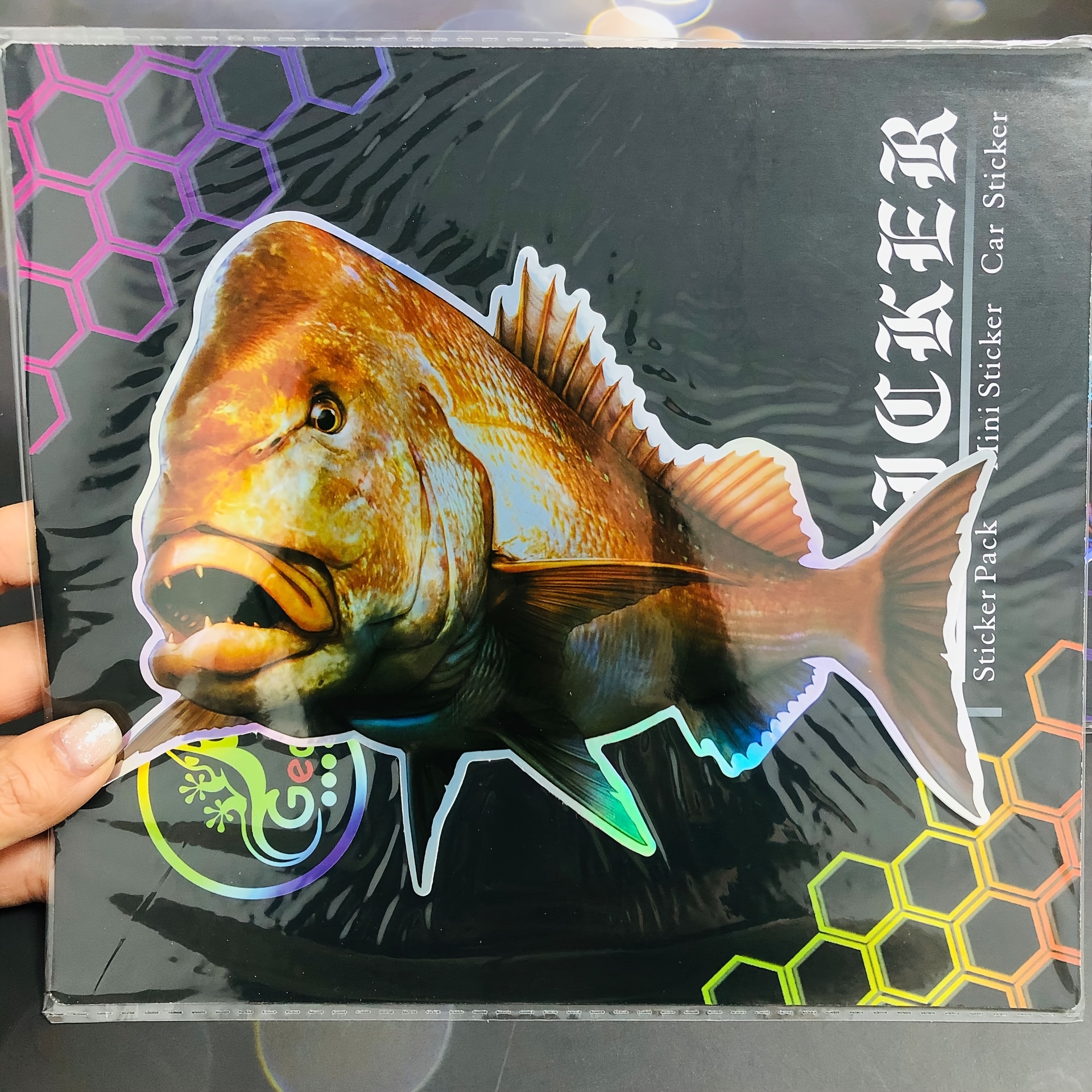Fish Decorative Stickers Fishing Gear Fish Box Fishing Box - Temu
