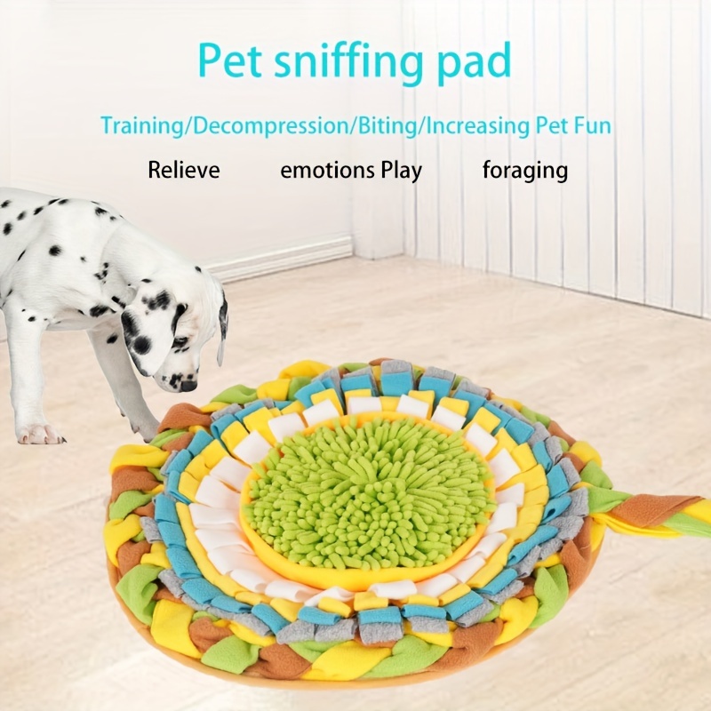 Dog Snuffle Mat Dog Paw Shape Pet Slow Feeding Pad Pet Sniffing Mat Dog  Training Toys