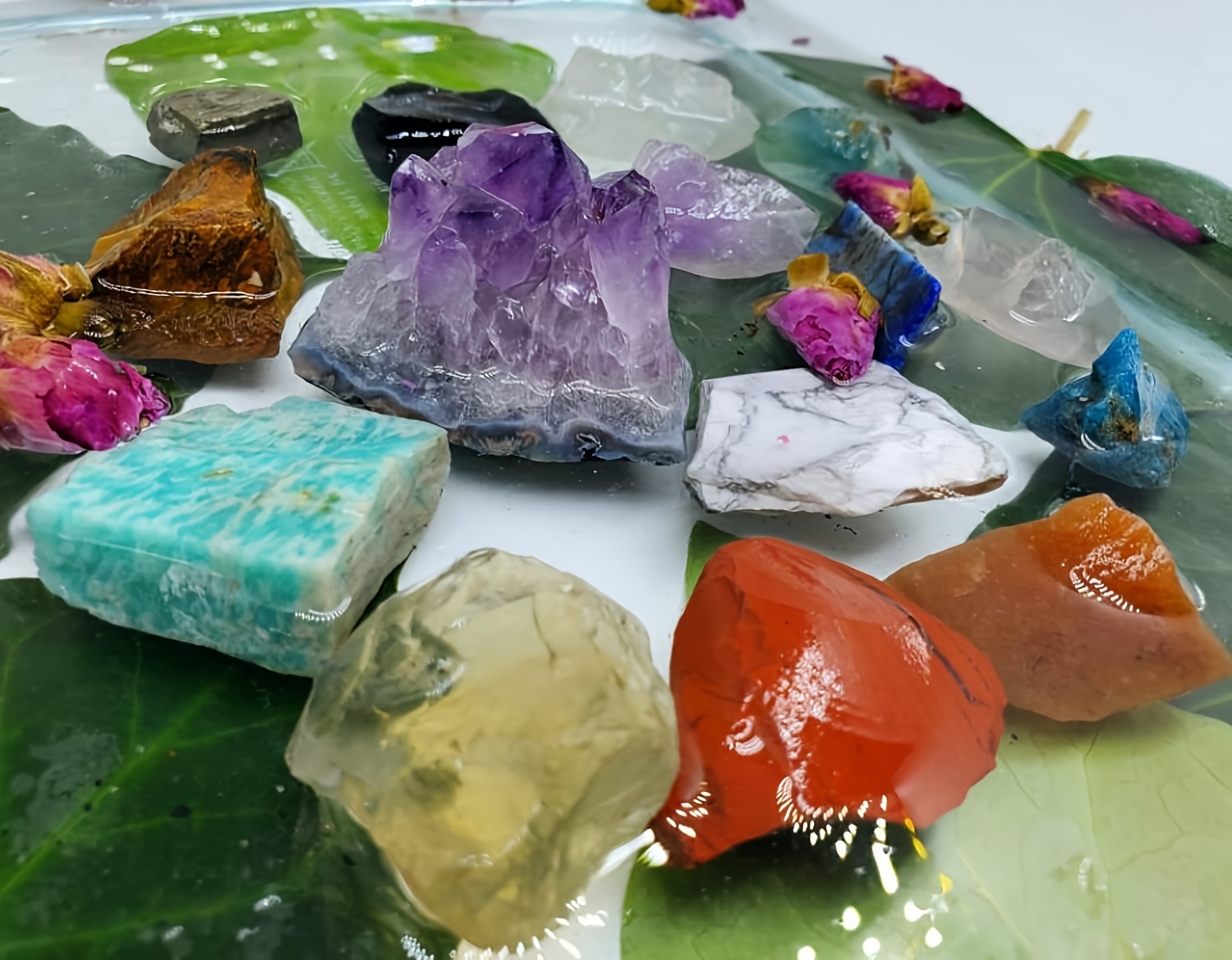 19pcs Healing Crystals Stones Set Real Energy Crystals For