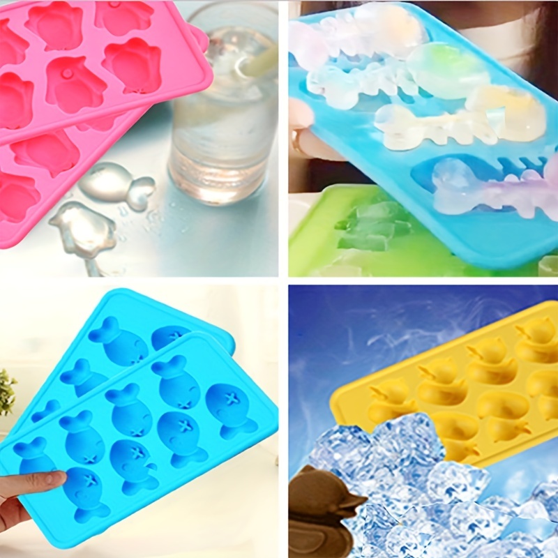 Cute Ice Cube Molds Durable 3D Penguin Ice Cube Tray Stylish Non