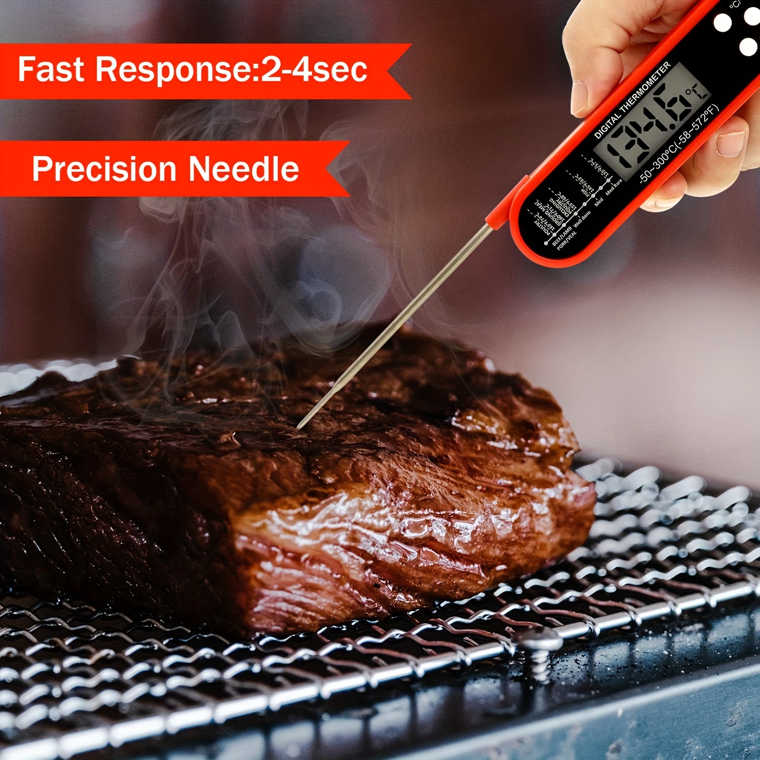 Cooking Thermometer 15.8candy Deep Fry Thermometer With Pot - Temu